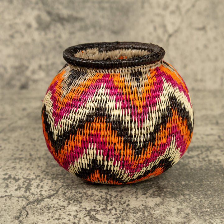 Angry Waves Hand Woven Rainforest Basket