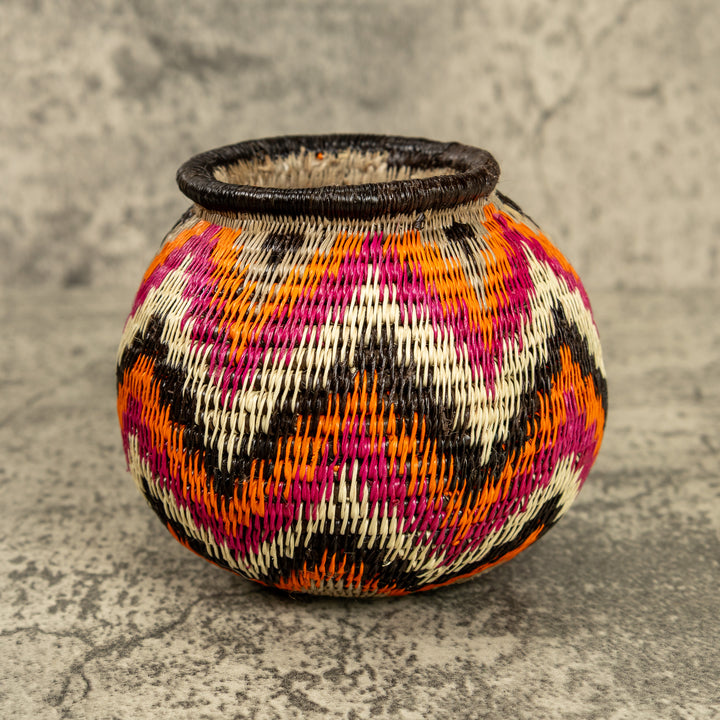 Angry Waves Hand Woven Rainforest Basket