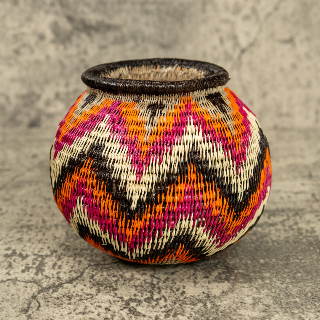 Angry Waves Hand Woven Rainforest Basket