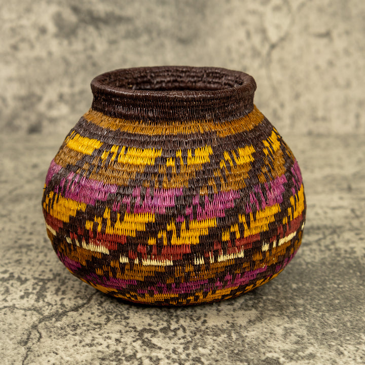 Fine Design Hand Woven Rainforest Basket