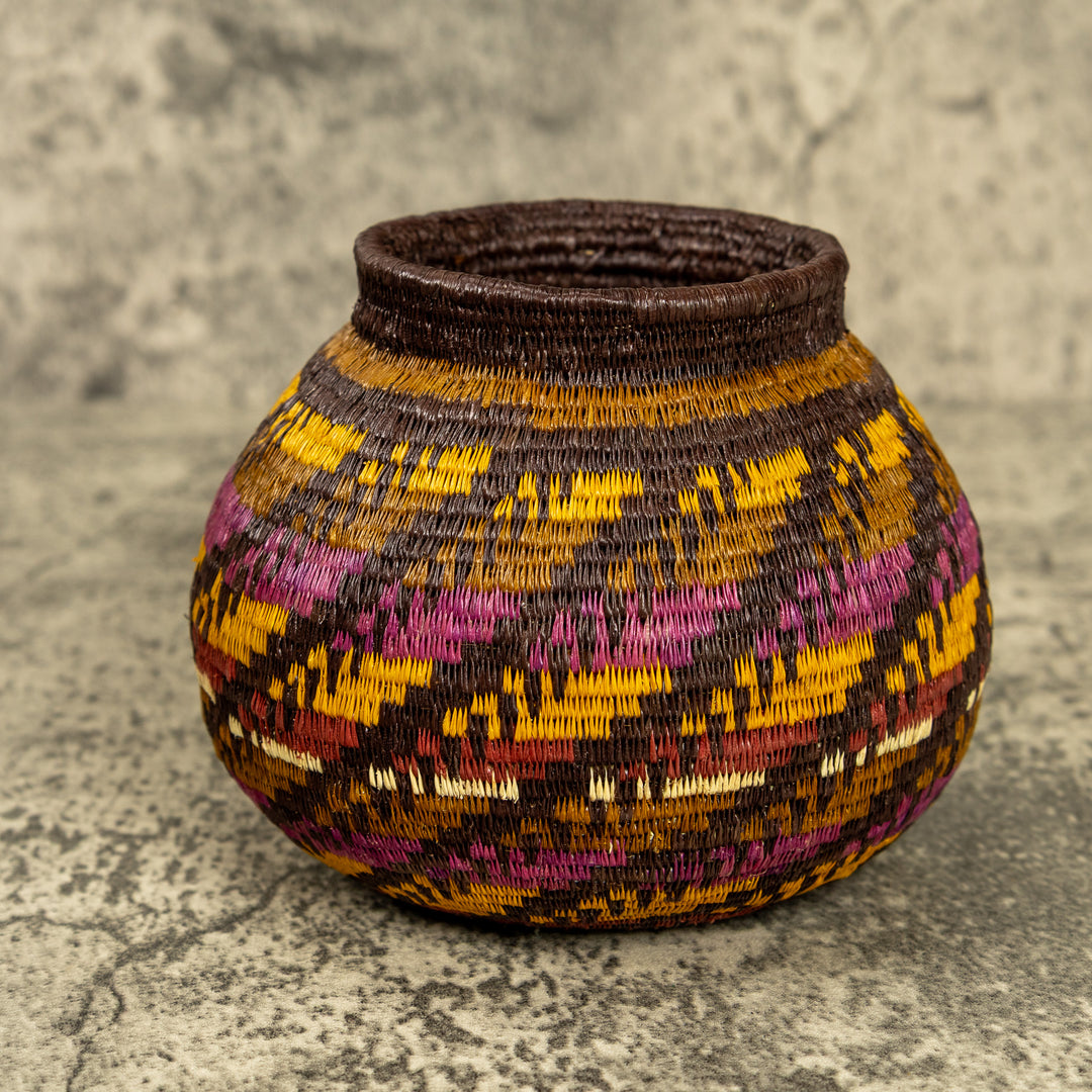 Fine Design Hand Woven Rainforest Basket