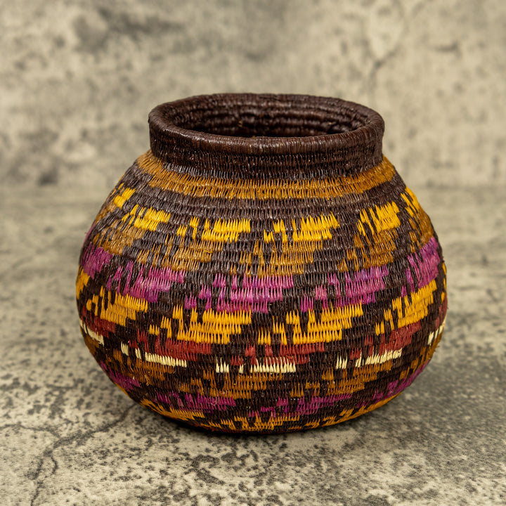 Fine Design Hand Woven Rainforest Basket