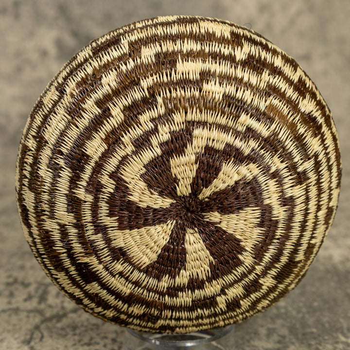 Black And White Hand Woven Rainforest Basket