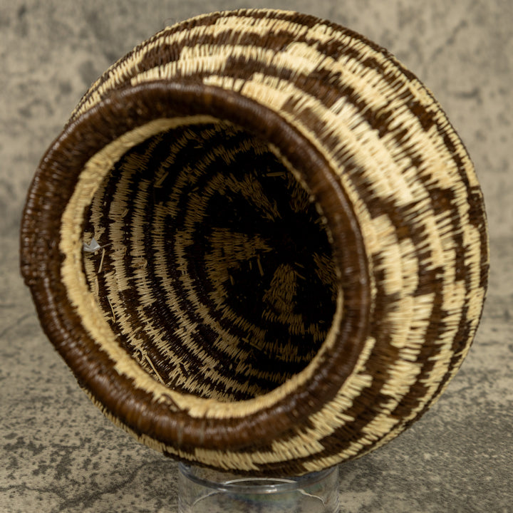 Black And White Hand Woven Rainforest Basket