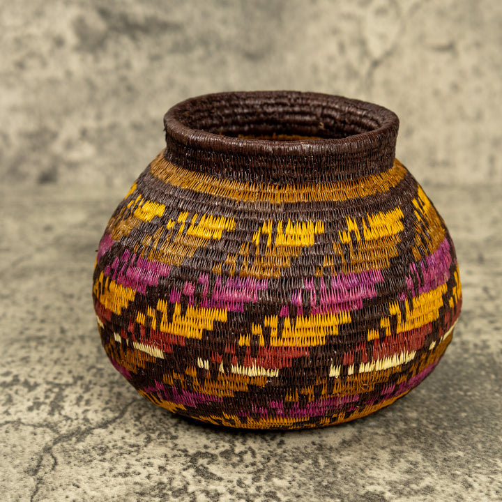 Fine Design Hand Woven Rainforest Basket