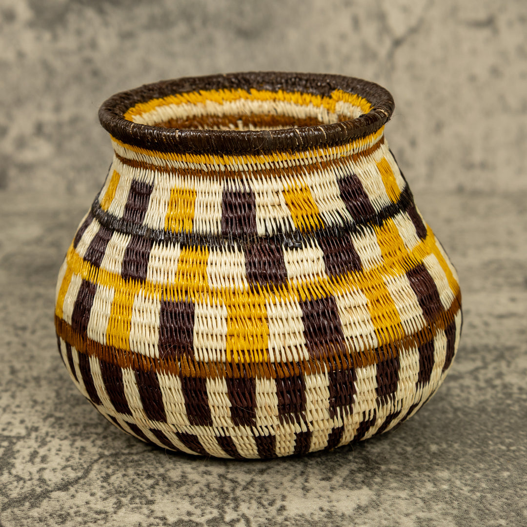 Picket Fence Hand Woven Rainforest Basket