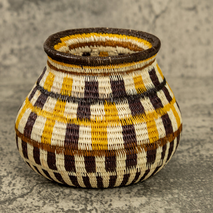 Picket Fence Hand Woven Rainforest Basket