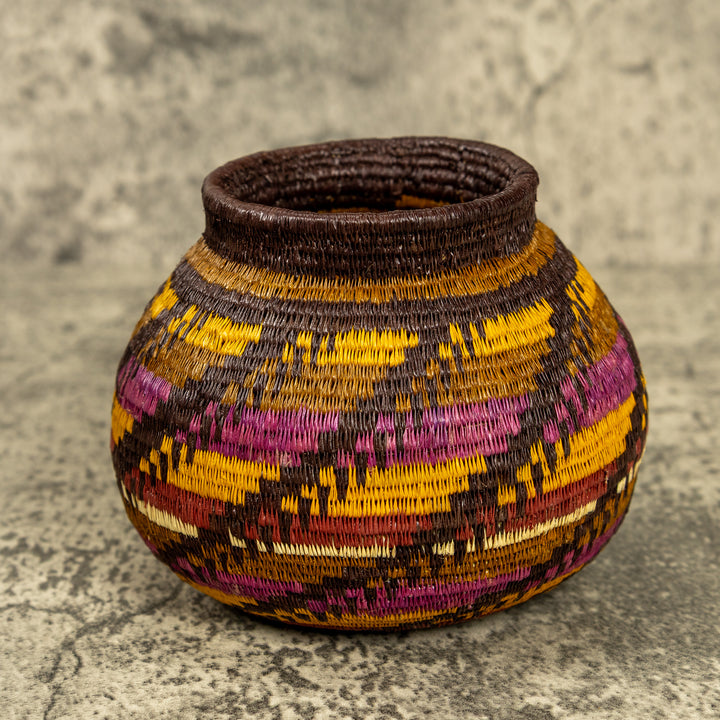 Fine Design Hand Woven Rainforest Basket