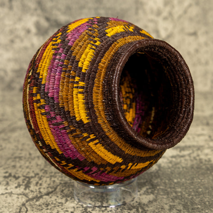 Fine Design Hand Woven Rainforest Basket