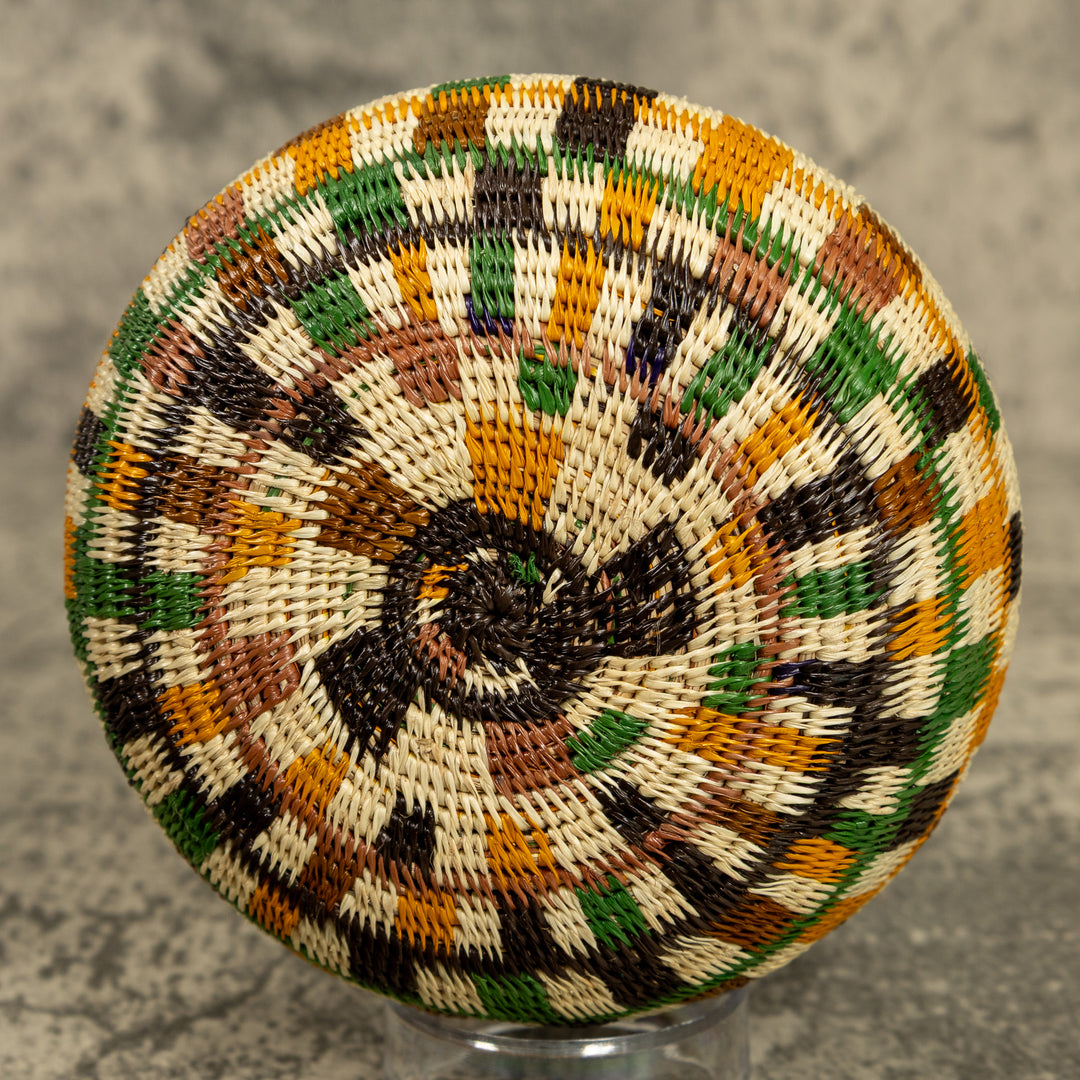 Multicolor Hand Woven Rainforest Basket