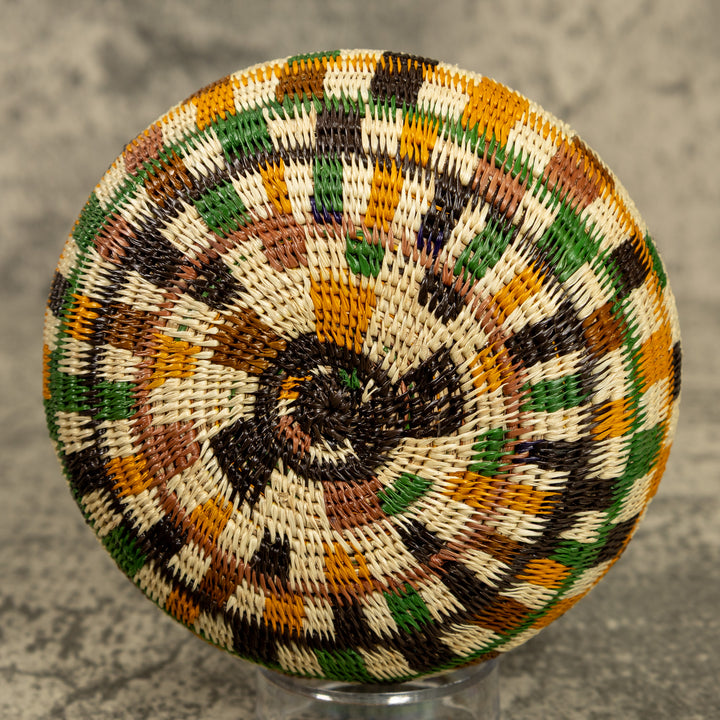 Multicolor Hand Woven Rainforest Basket