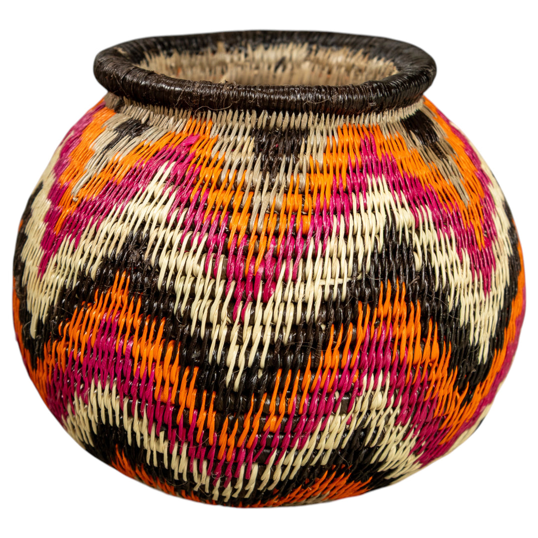 Angry Waves Hand Woven Rainforest Basket