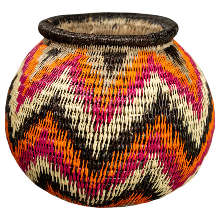Angry Waves Hand Woven Rainforest Basket
