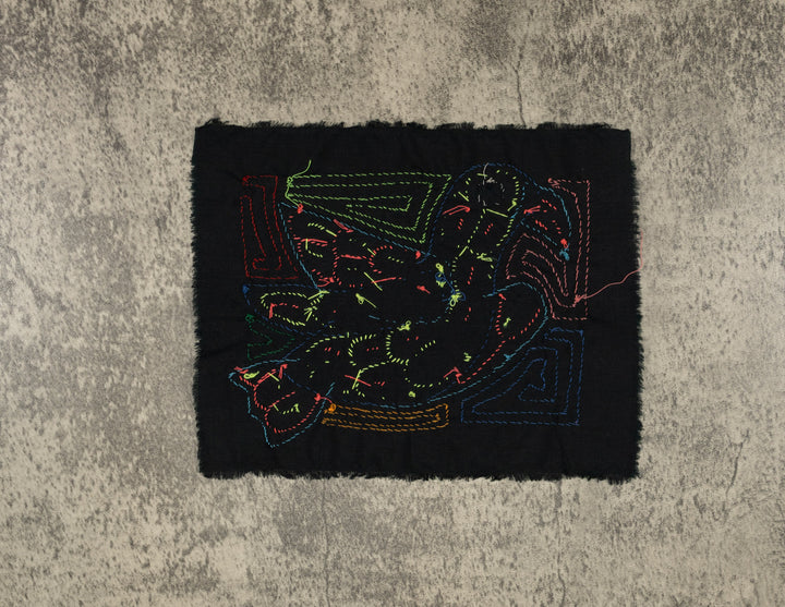 Multi-Color Parrot Bird Blue And Navy Molita