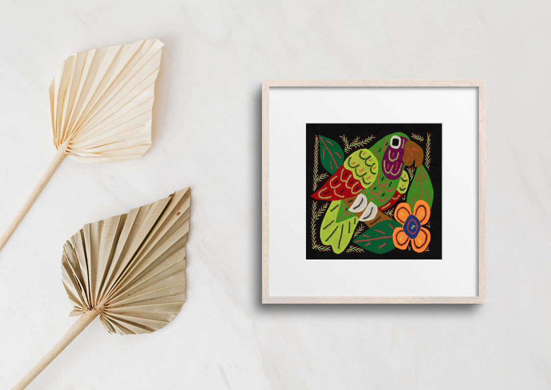 Multi-Color Parrot Bird Red And Green Molita