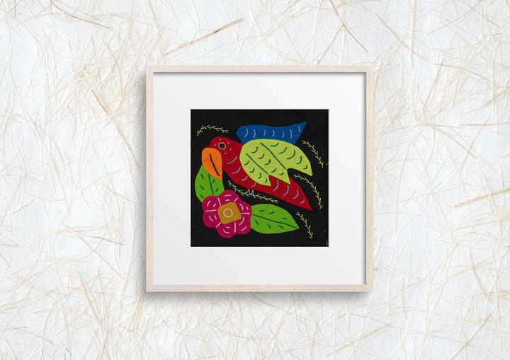 Multi-Color Parrot Bird Red And Green Molita