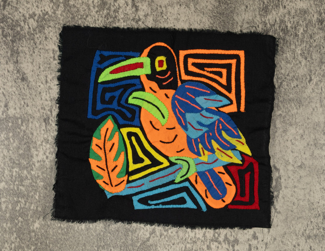 Multi-Color Parrot Bird Blue And Orange Molita