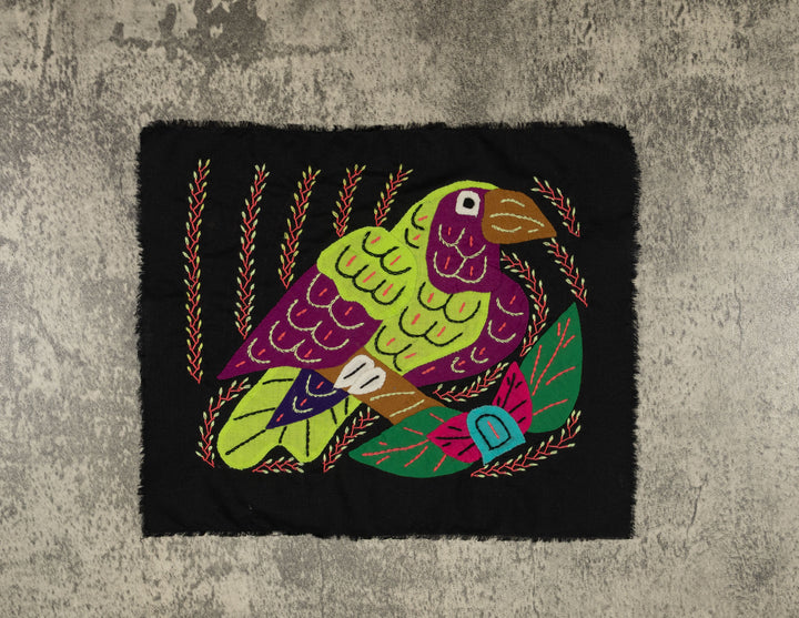 Multi-Color Parrot Bird Green And Purple Molita