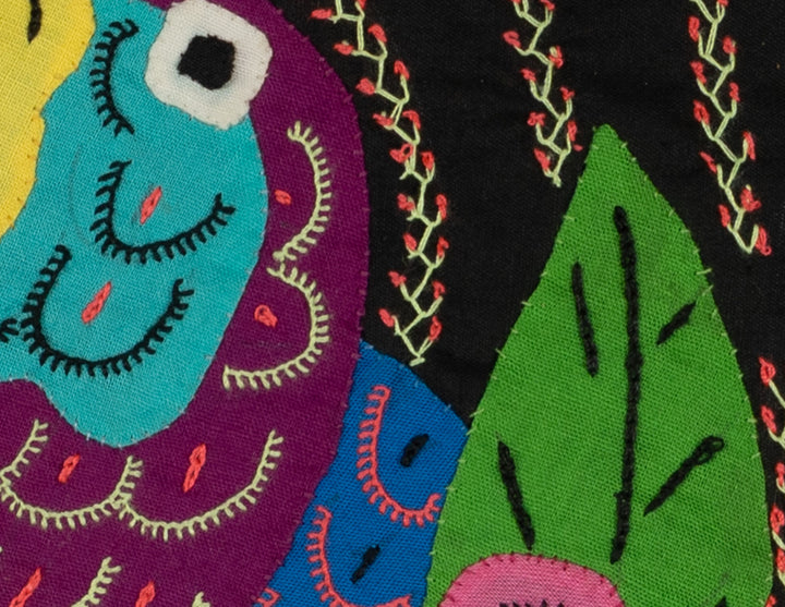 Multi-Color Bird Blue And Purple Molita