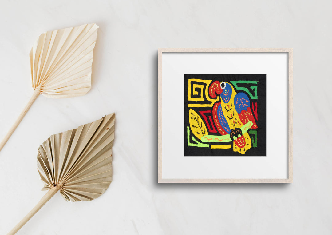 Yellow Blue And Red Bird Molita