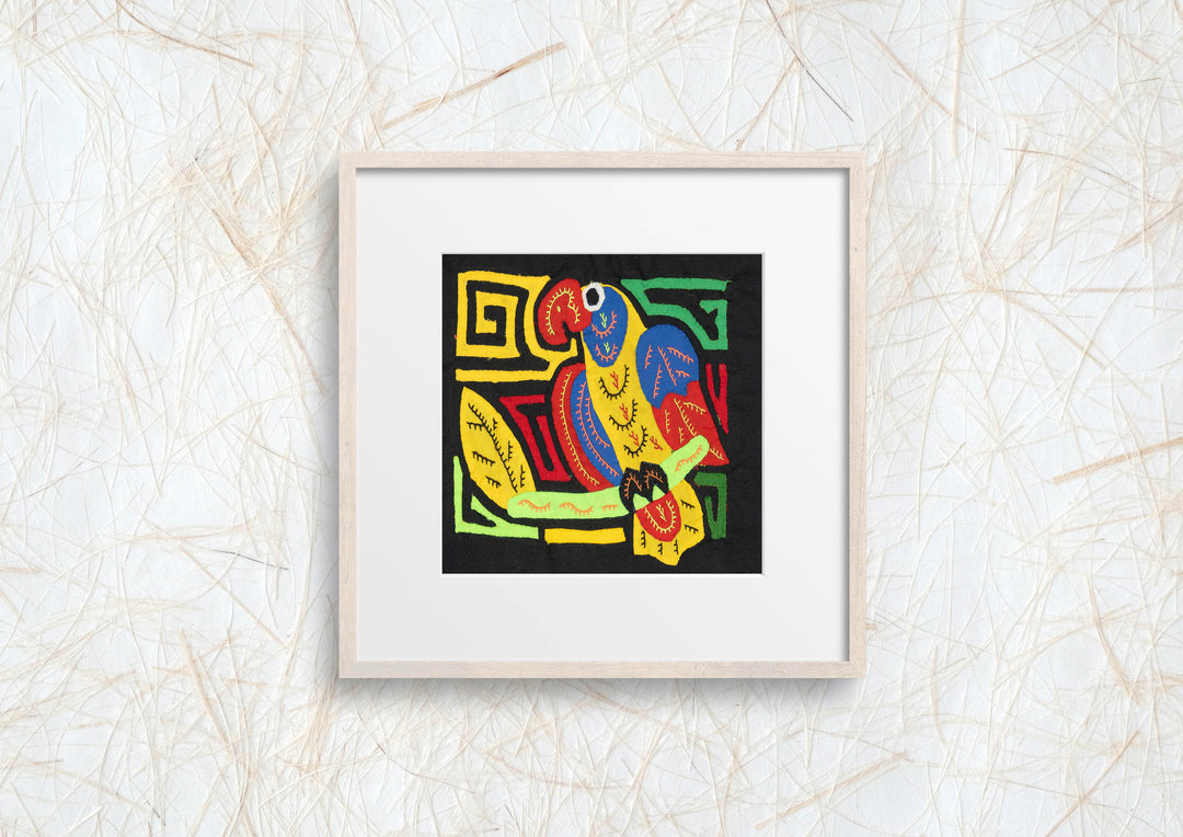 Yellow Blue And Red Bird Molita