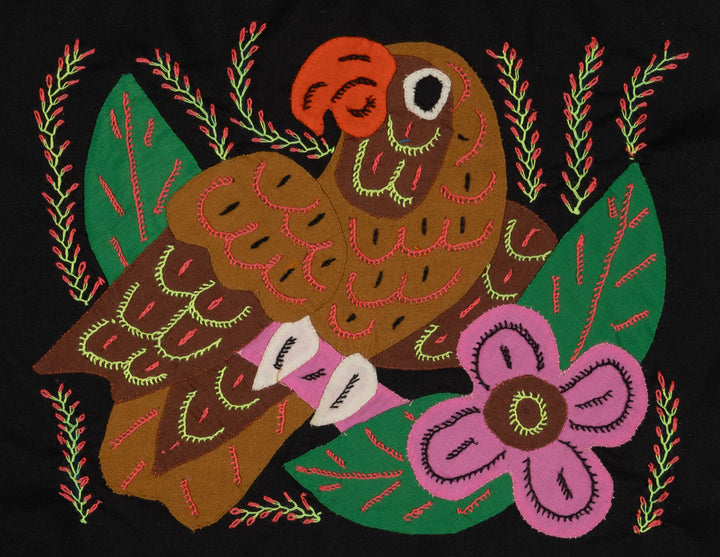 Multi-Color Parrot Bird Pink And Brown Molita