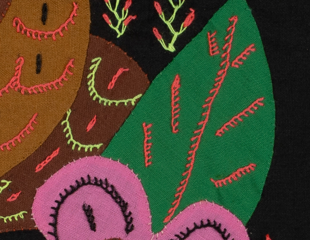 Multi-Color Parrot Bird Pink And Brown Molita