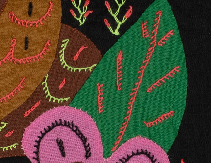 Multi-Color Parrot Bird Pink And Brown Molita