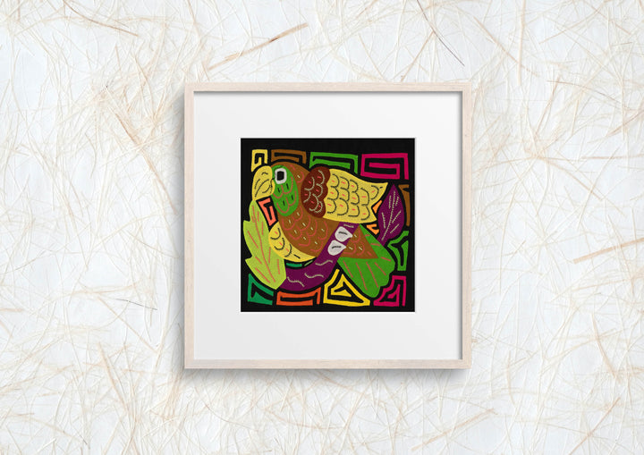 Multi-Color Bird Yellow And Brown Molita