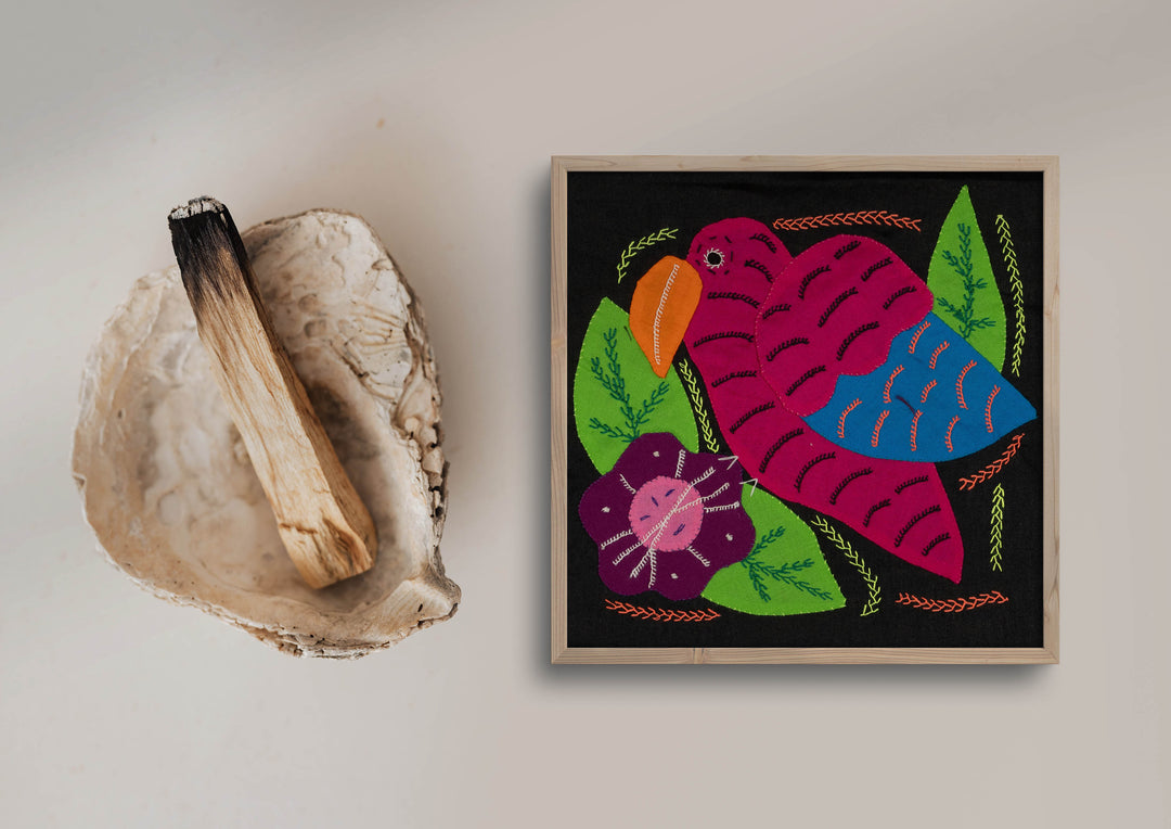 Multi-Color Parrot Bird Blue And Red Molita