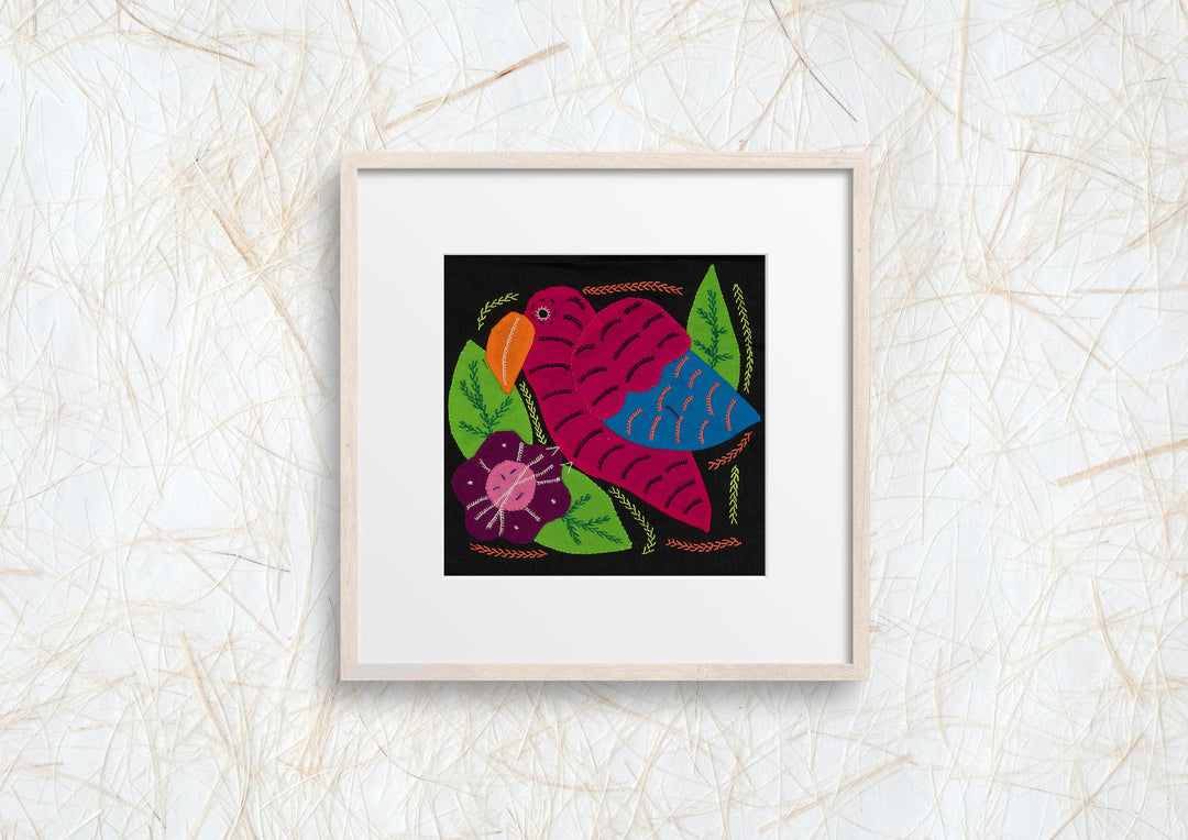 Multi-Color Parrot Bird Blue And Red Molita