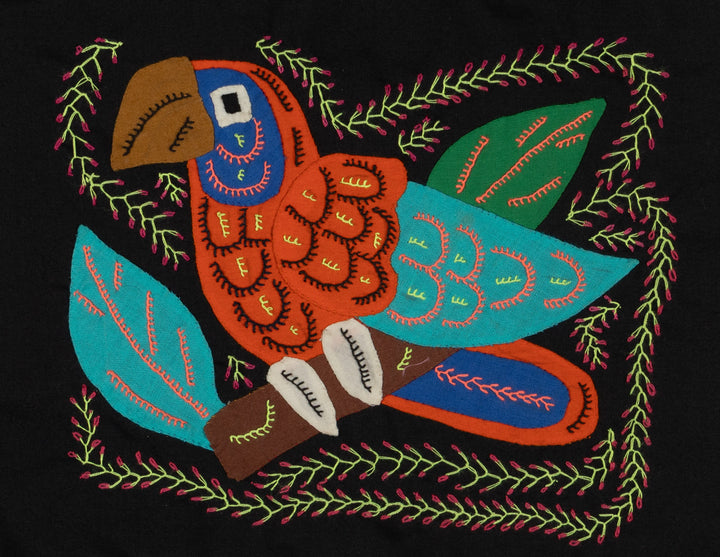 Multi-Color Parrot Bird Blue And Orange Molita