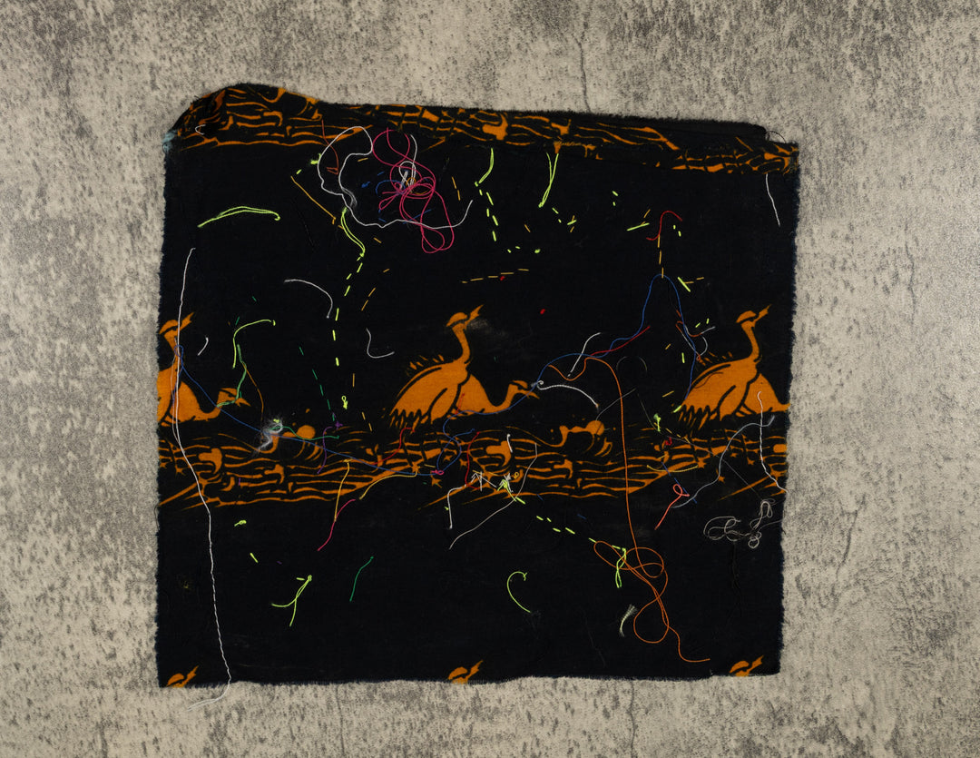 Multi-Color Parrot Bird Gold And Blue Molita