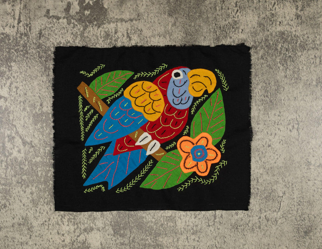 Multi-Color Parrot Bird Red And Blue Molita