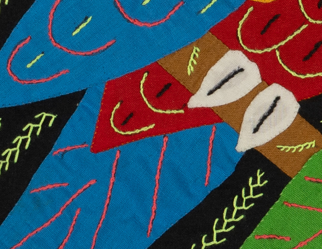 Multi-Color Parrot Bird Red And Blue Molita