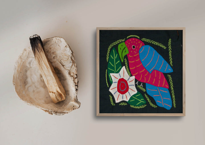 Multi-Color Parrot Bird Red And Blue Molita