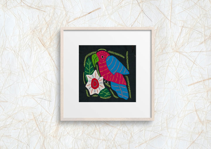 Multi-Color Parrot Bird Red And Blue Molita