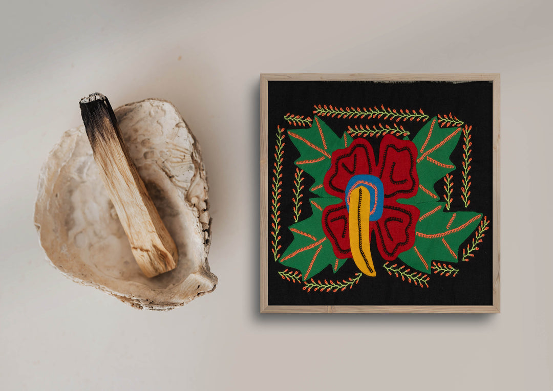 Multi-Color Flower Red And Green Molita