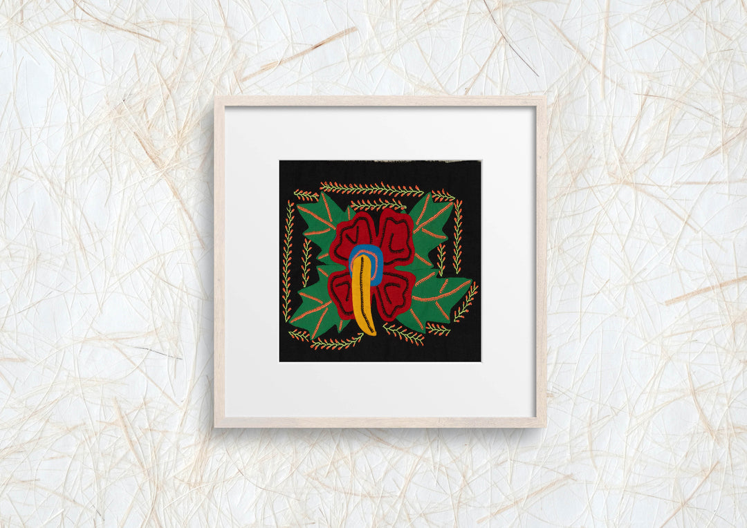 Multi-Color Flower Red And Green Molita