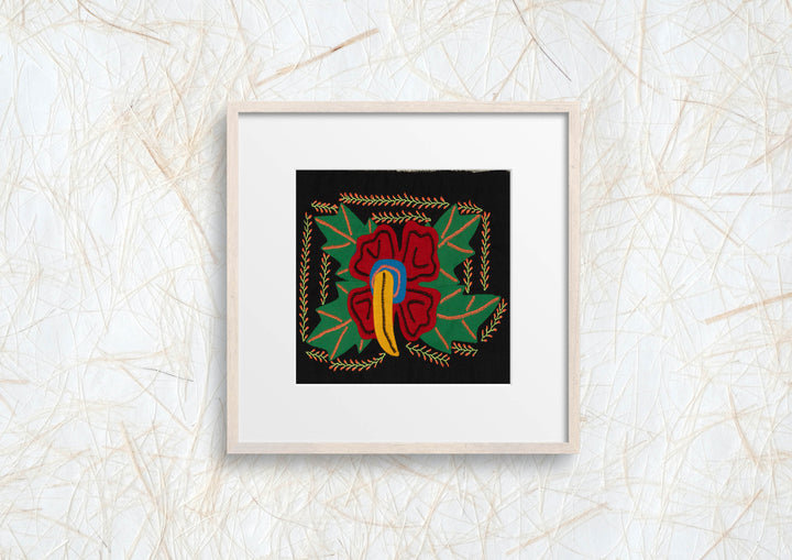 Multi-Color Flower Red And Green Molita