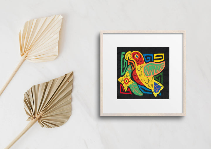 Multicolor Red And Yellow Bird Molita