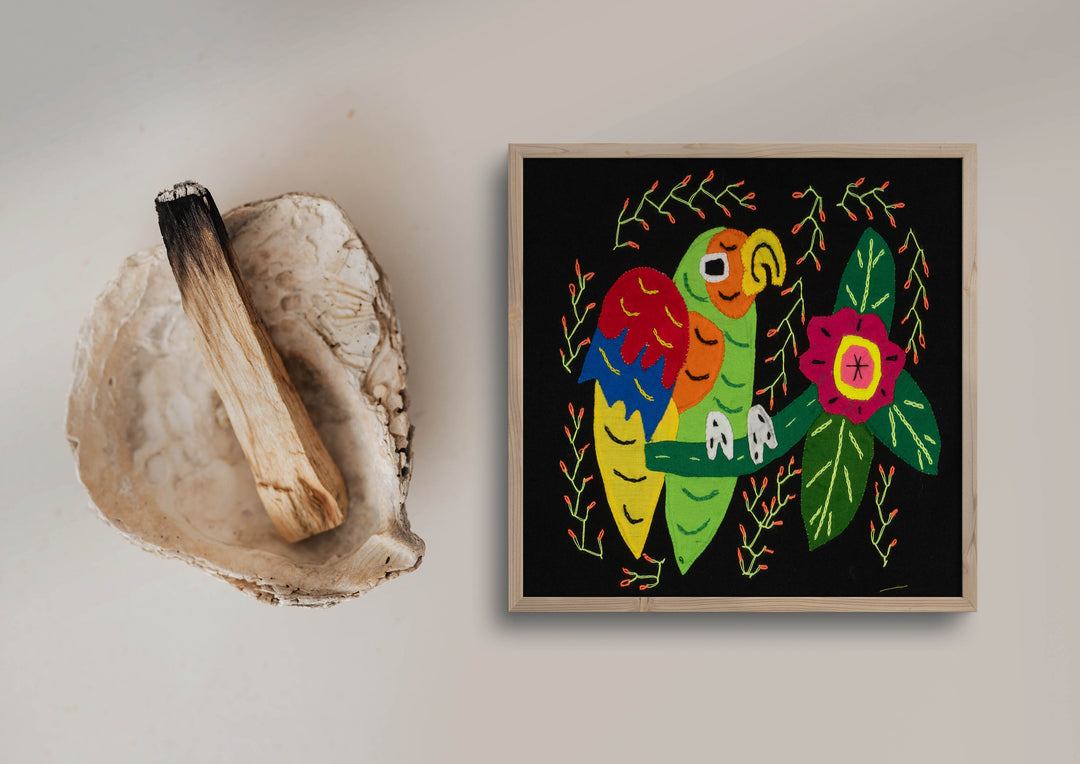 Multi-Color Parrot Bird Red And Green Molita