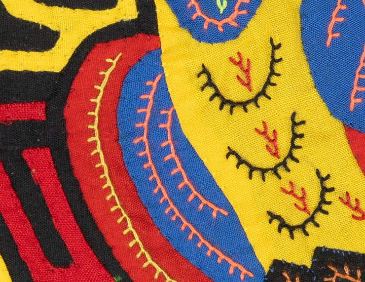 Yellow Blue And Red Bird Molita