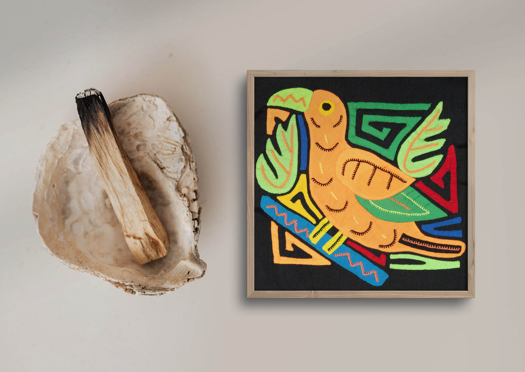 Orange And Green Bird Molita