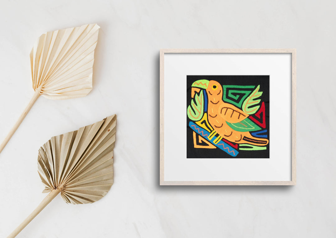 Orange And Green Bird Molita
