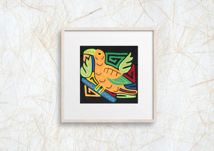 Orange And Green Bird Molita