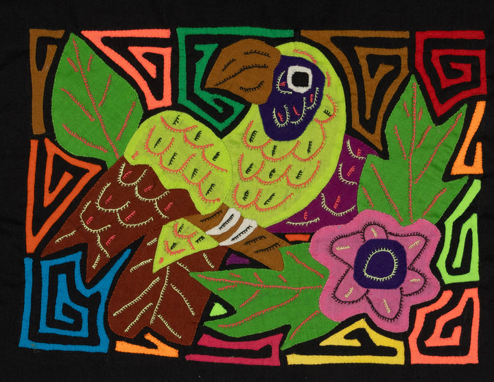Multi-Color Parrot Bird Brown And Green Molita