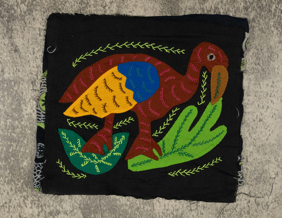 Multi-Color Water Bird Brown And Yellow Molita