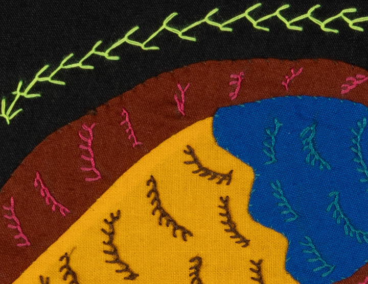 Multi-Color Water Bird Brown And Yellow Molita