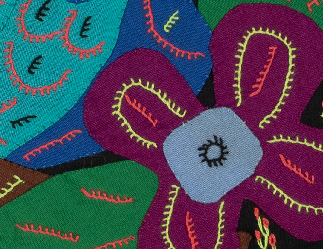 Multi-Color Parrot Bird Blue And Orange Molita